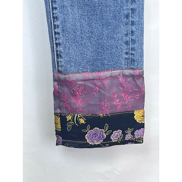 Pilcro & Letterpress Women's Slim Boyfriend Boho Hippi Chik Jeans - Size 25 - Picture 10 of 11